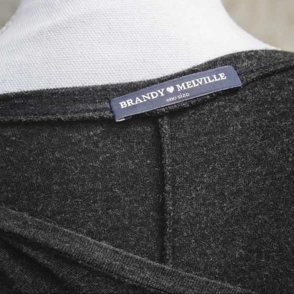 Brandy Melville Dresses Nordstrom Brandy Melville Charcoal Tunic Dress Poshmark